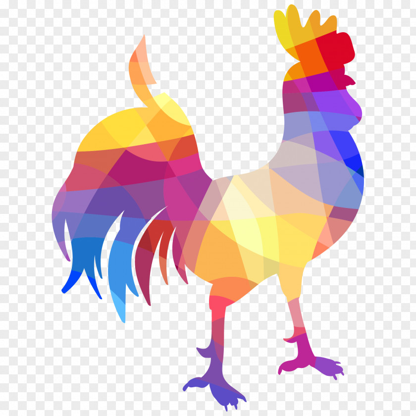 Rooster Vector Chicken AutoCAD DXF Clip Art PNG