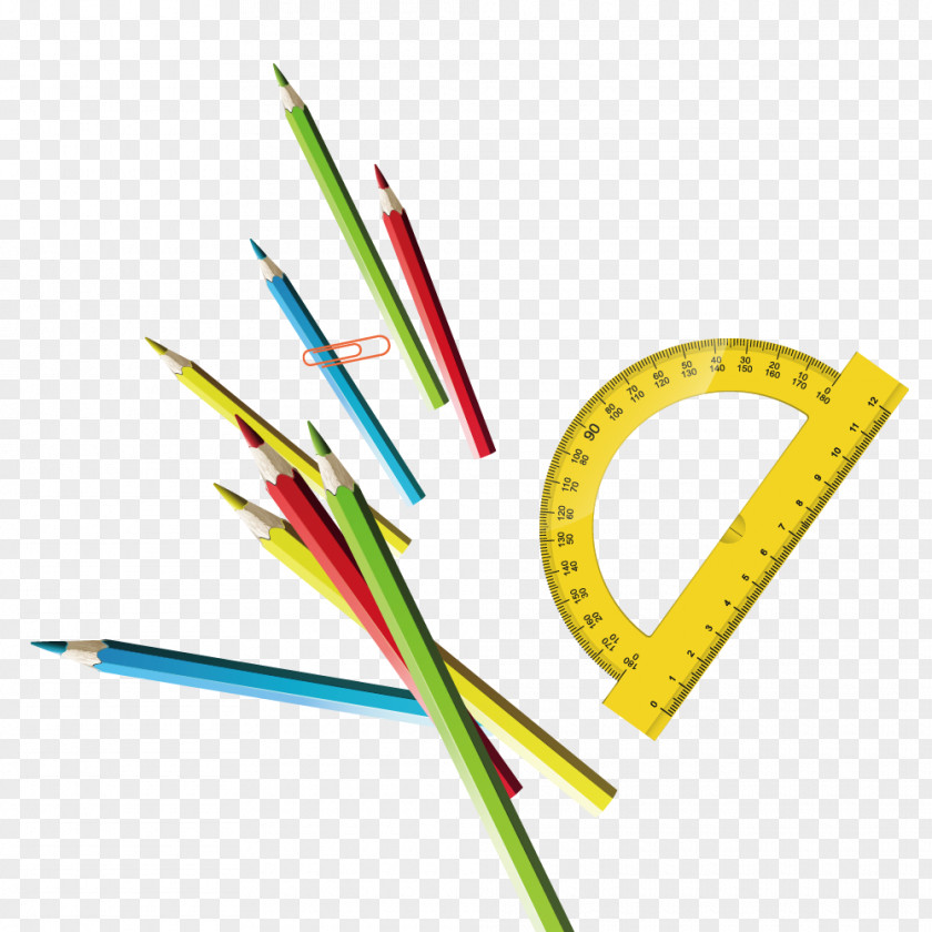 Round Ruler And Pencil Mathematics Sribu.com PNG