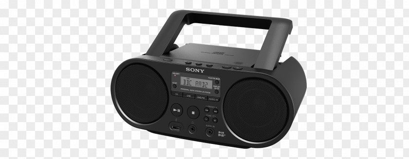 Sony CD Player Boombox Compact Disc Radio PNG