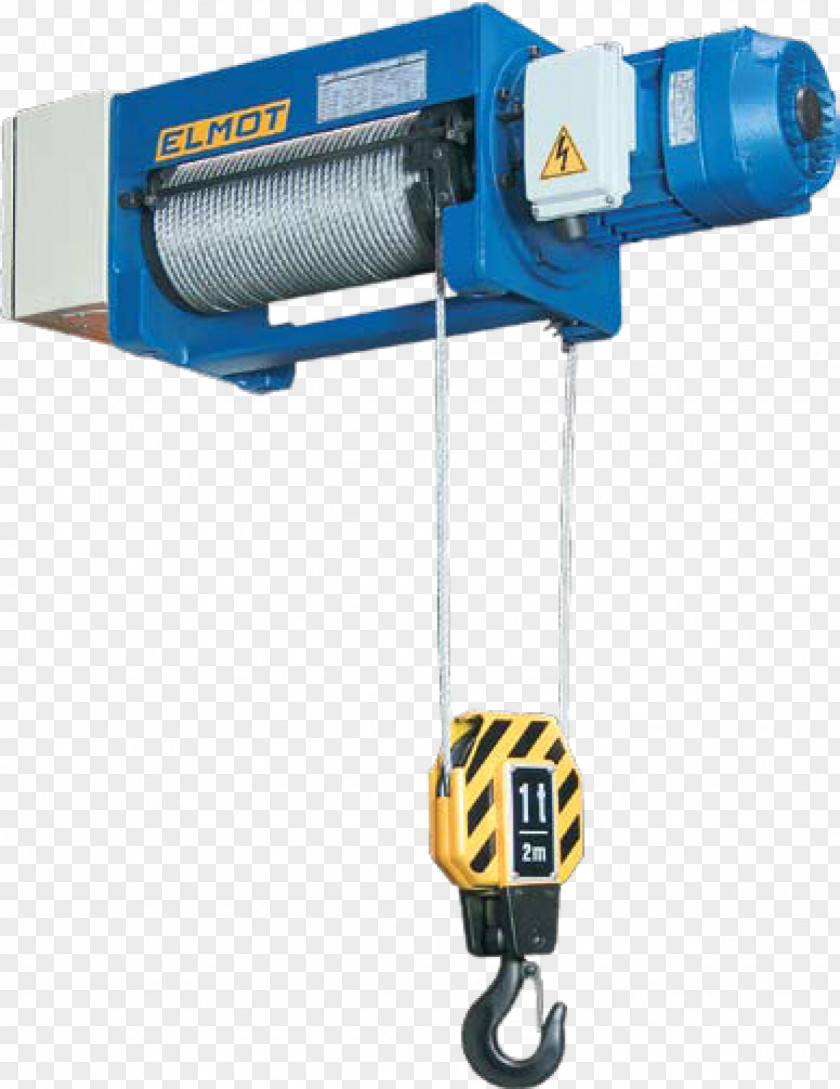 Crane Hoist Block And Tackle Телфер Wire Rope PNG
