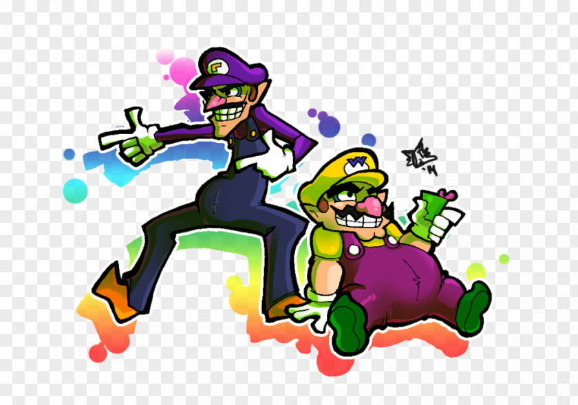 Mario Party 8 & Yoshi Wii Luigi PNG