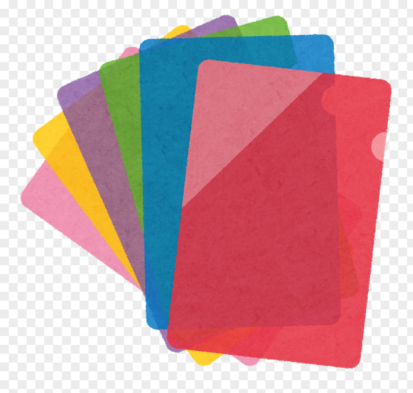 Paper Post Punched Pocket File Folders いらすとや PNG