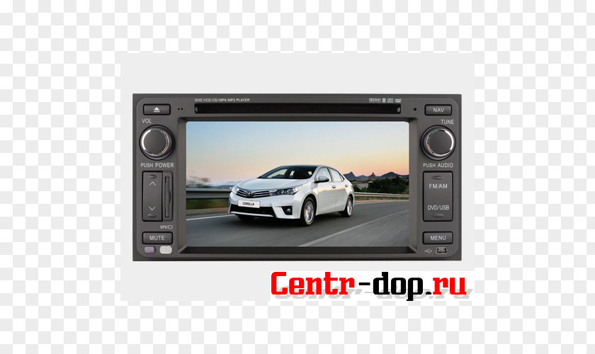 Toyota 2013 Corolla Car DVD Player Motor Vehicle PNG