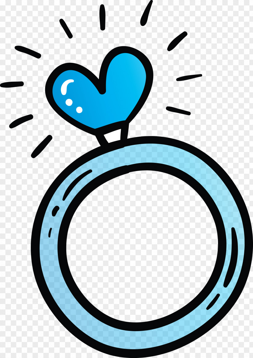 Valentines Day Heart Ring PNG