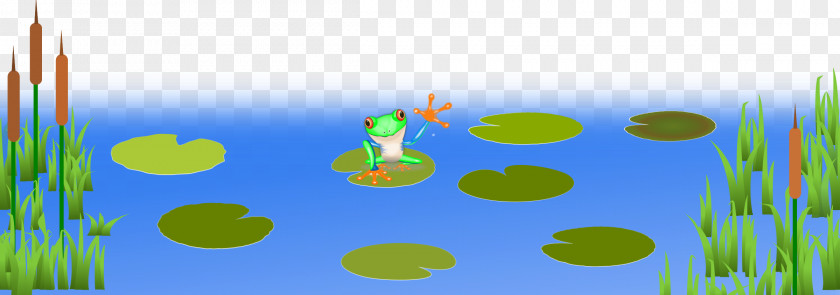 Big Frogs Cliparts Frog Pond Amphibian Clip Art PNG