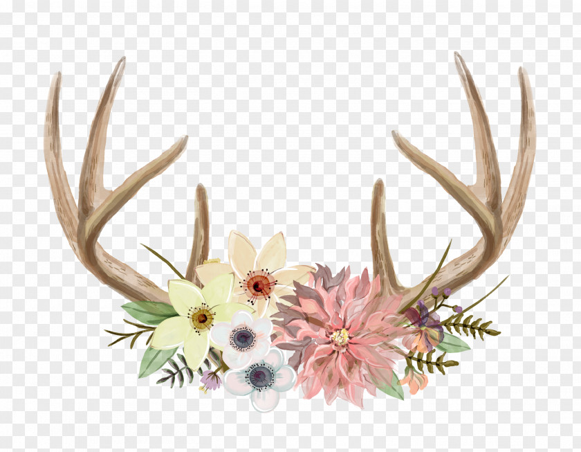 Decorative Antlers PNG antlers clipart PNG