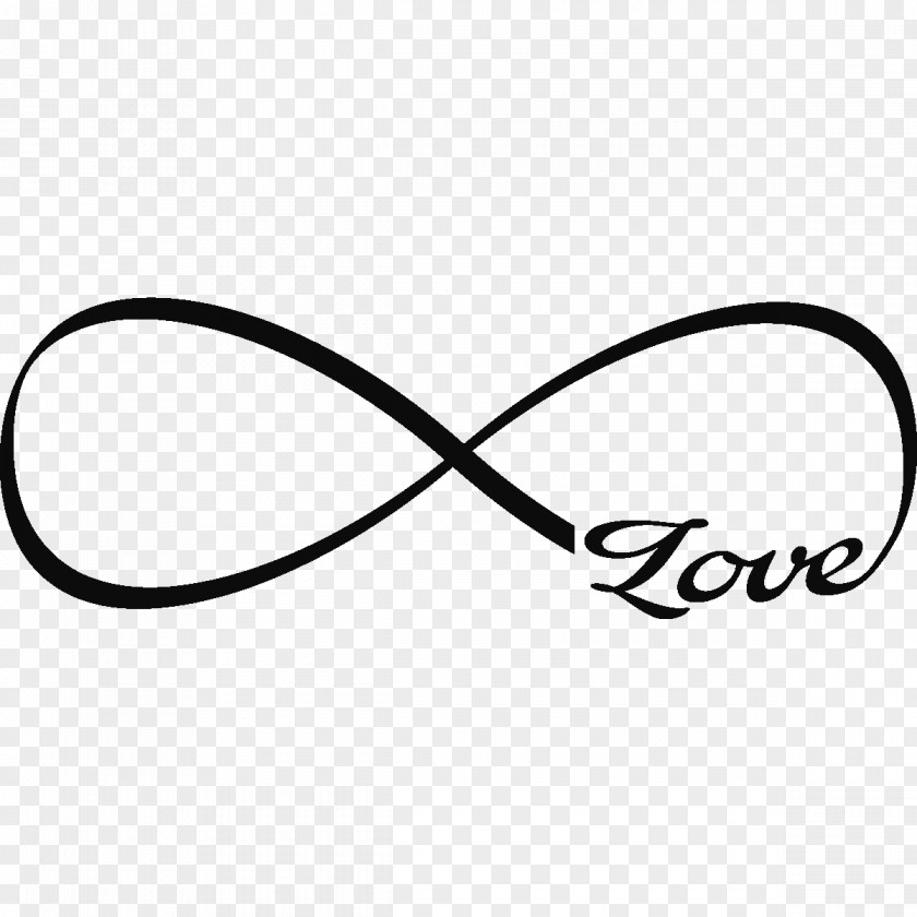 Infinity Sticker Symbol Tattoo Love Wall Decal PNG