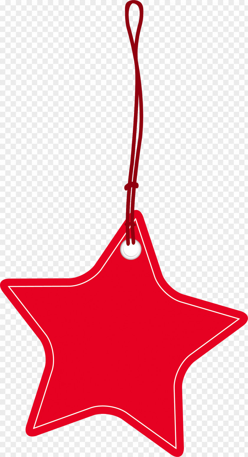 Simple Red Star Clip Art PNG