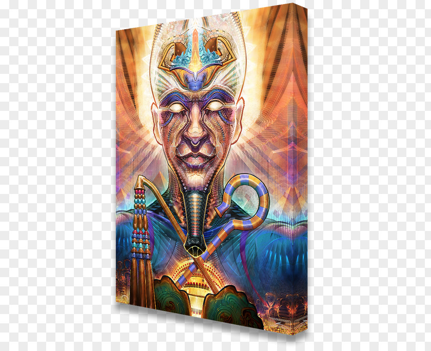 Ancient Egypt Osiris Visionary Art Modern Elohim PNG