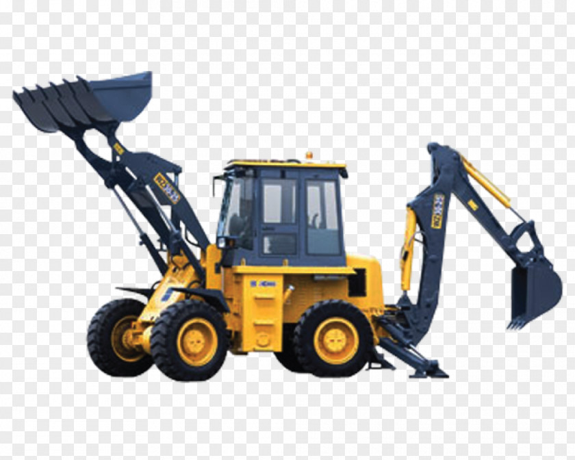 Excavator XCMG Backhoe Loader Heavy Machinery PNG