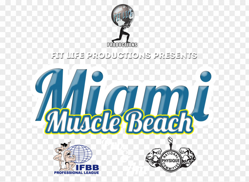 Ifbb Professional League Muscle Beach Miami International Fitness Expo Logo Federation Of BodyBuilding & PNG