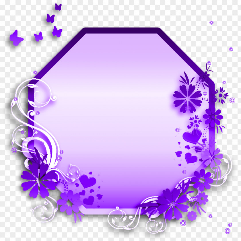 Violet Text Picture Frames Ansichtkaart Color PNG