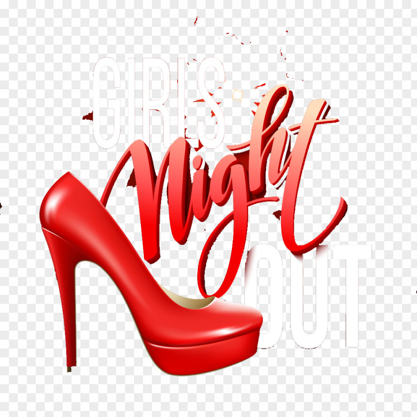 Ladies Night High-heeled Shoe Footwear Video PNG