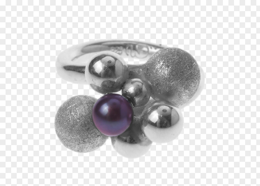 Ring Silver Wijk Amethyst Gold PNG