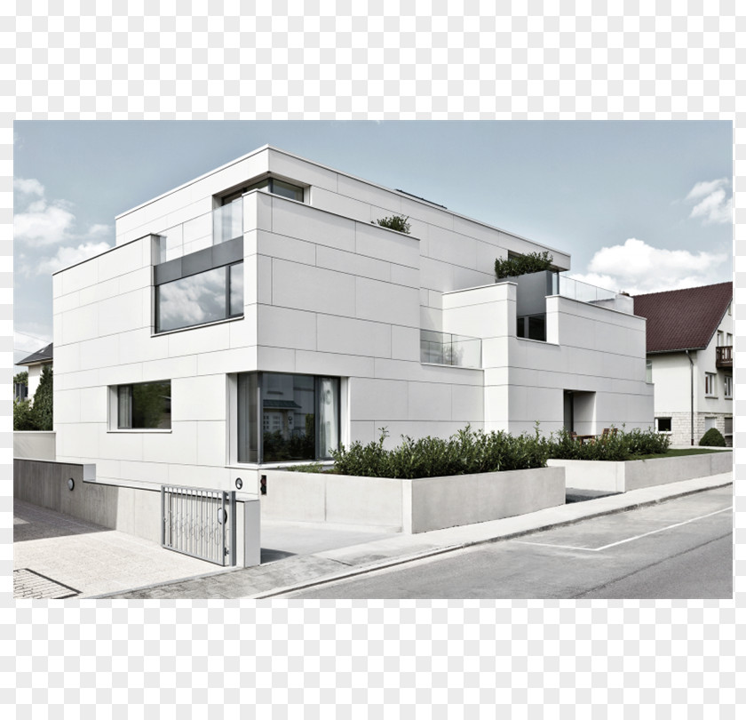 Building Facade Modern Architecture Apartment House Design PNG