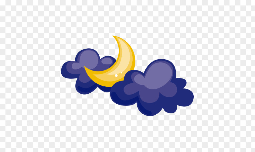 Cartoon Weather Download Moon Icon PNG