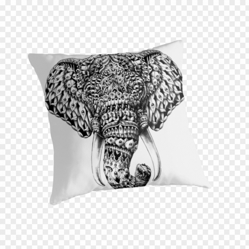 Elephant Head T-shirt Printing Canvas Print Redbubble PNG