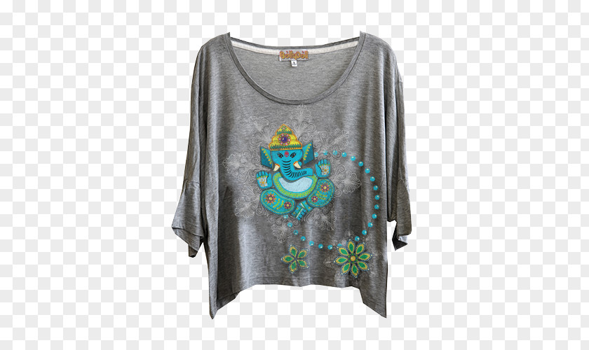 Ganesha T-shirt Clothing Sleeve Outerwear Neck PNG