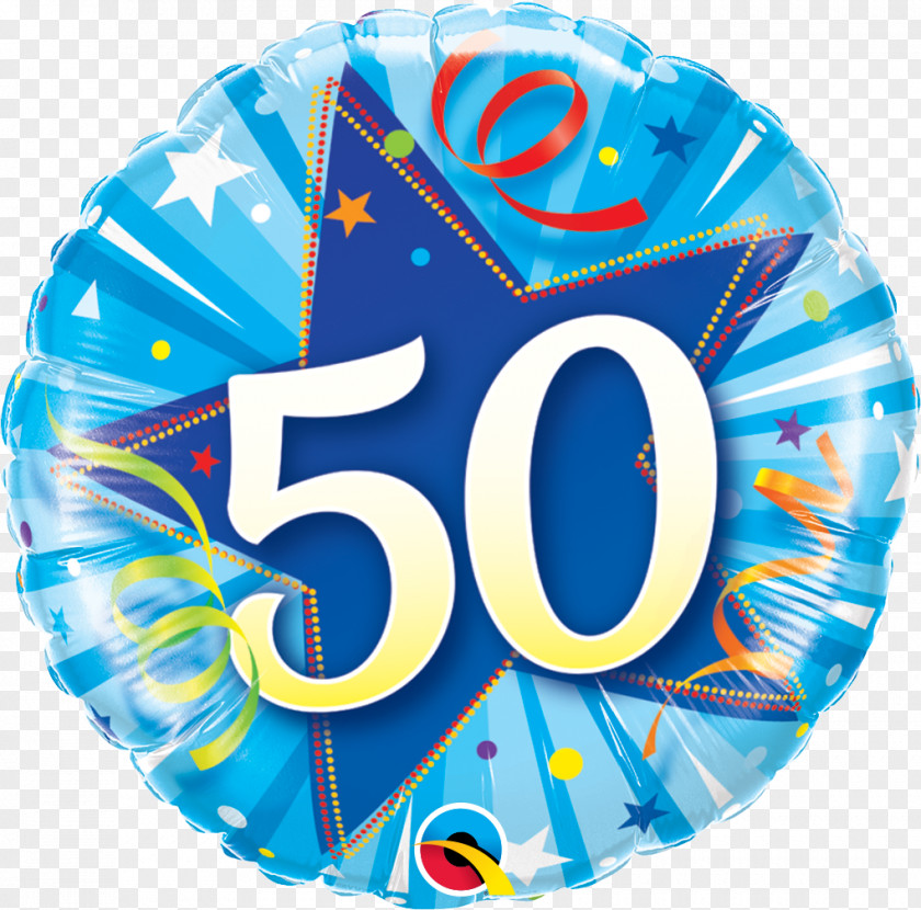 50th Anniversary Balloon Birthday Party Flower Bouquet PNG