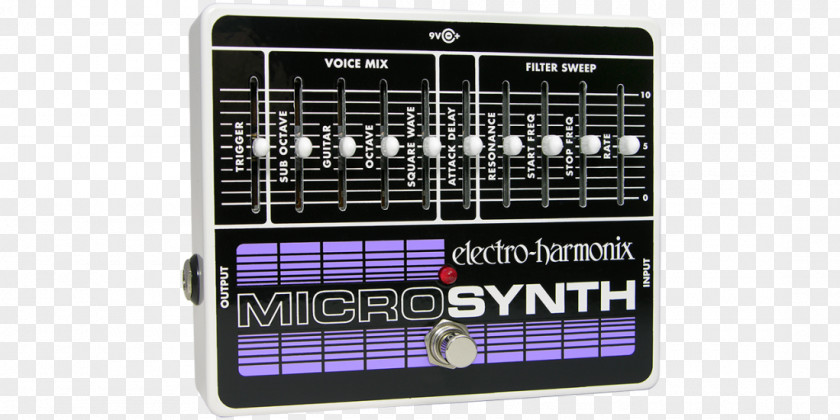 Bass Guitar Electro-Harmonix Micro Synth Effects Processors & Pedals Sound Synthesizers Analog Synthesizer PNG