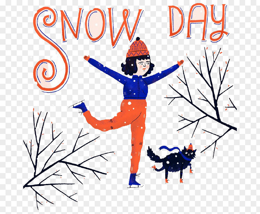 Cartoon Snowy Weather Snow Drawing Illustration PNG