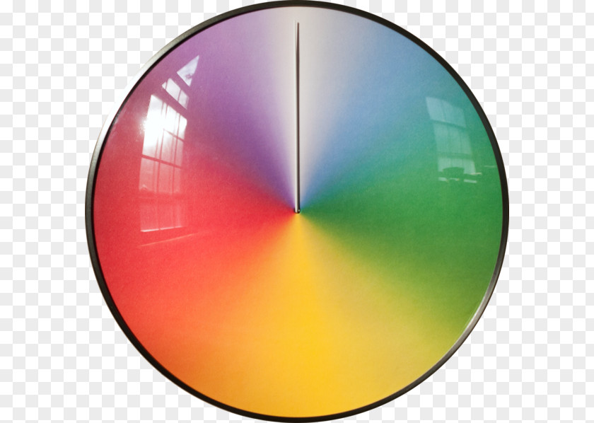 Hand Painted Rainbow Clock Of The Long Now Present Colossal Gift PNG