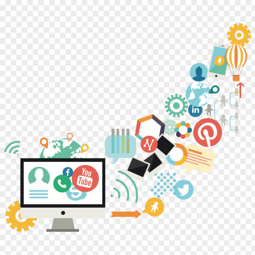 Media Social Marketing Digital Website Content Writer PNG