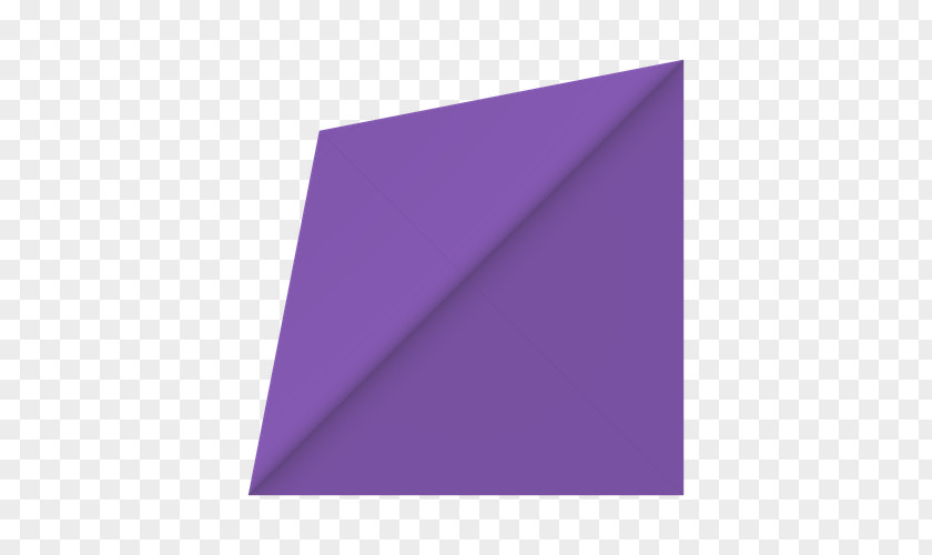 Paper Diagonal Origami Triangle PNG