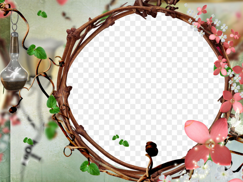 Photo Frame Picture Frames Floral Design Flower Photography Wreath PNG