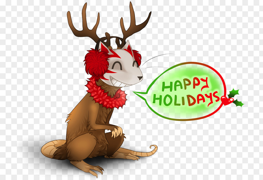 Reindeer Antler Christmas Ornament Day Character PNG