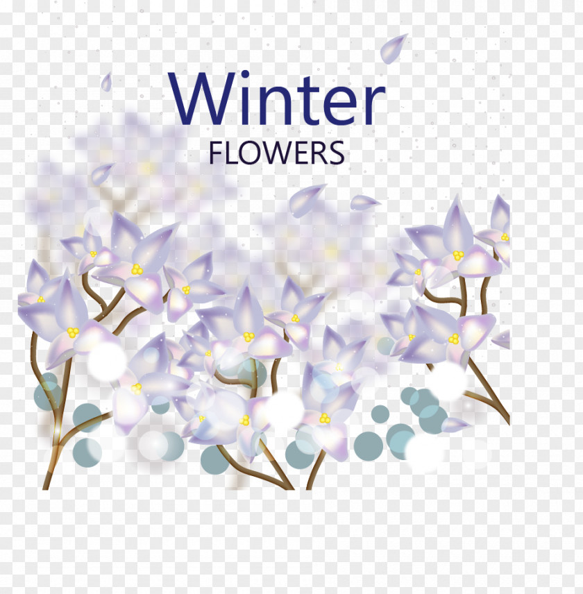 Romantic Winter Flowers Download Flower PNG