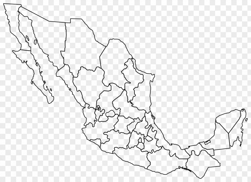 United States Administrative Divisions Of Mexico City State Map PNG