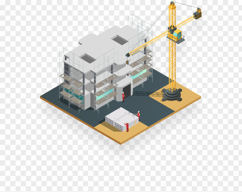 Construction Industry Vector Graphics Building Materials Illustration PNG
