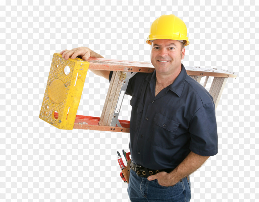 Construction Worker Ladder Architectural Engineering Stock Photography Laborer PNG