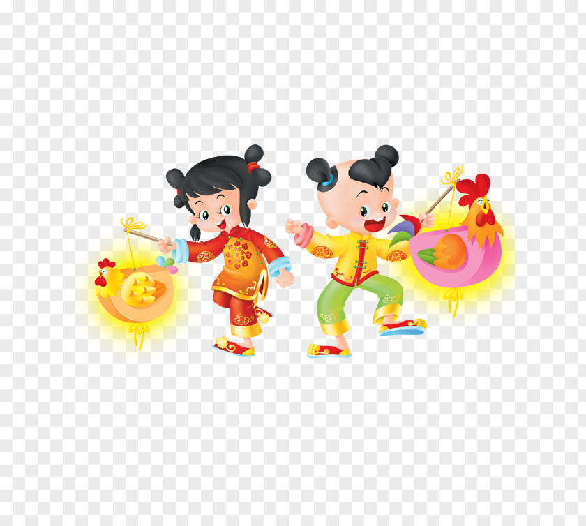 Cute Cartoon Chinese New Year Tangyuan Budaya Tionghoa Lantern Festival PNG
