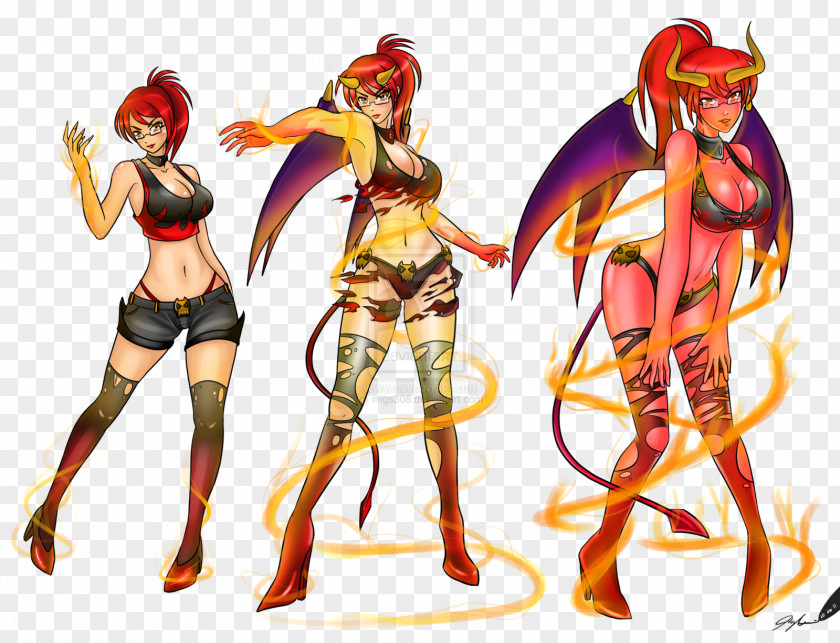 Demon Succubus DeviantArt Woman PNG