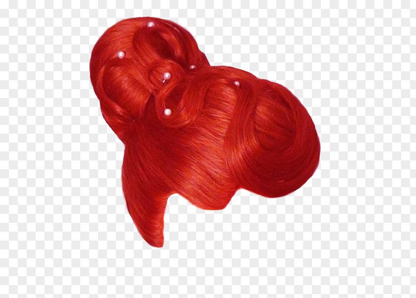 Ginger Wig Red Hair PNG
