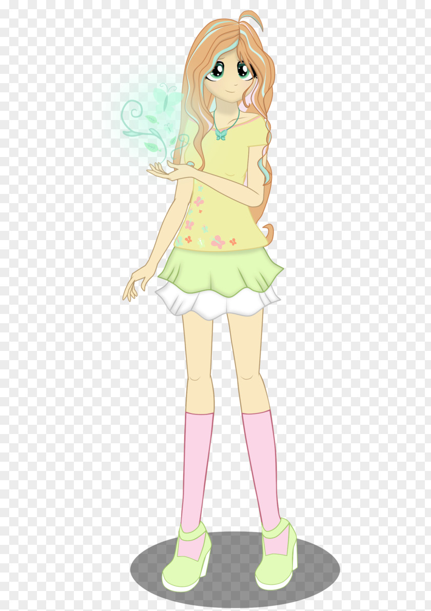 Greenish Vector Fairy Cartoon Shoe PNG