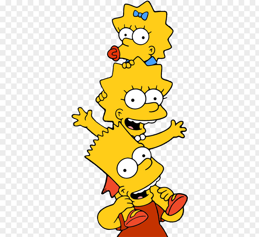 Simpsons Maggie Simpson Bart Homer Lisa Marge PNG