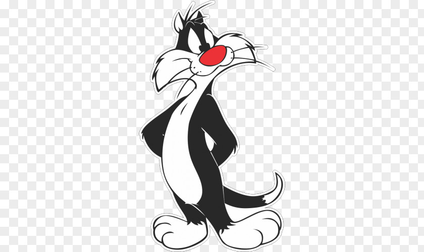 Sylvester Cat Jr. Tweety Yosemite Sam Granny PNG