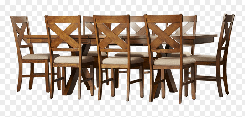 Wooden Cross Table Dining Room Matbord Chair PNG