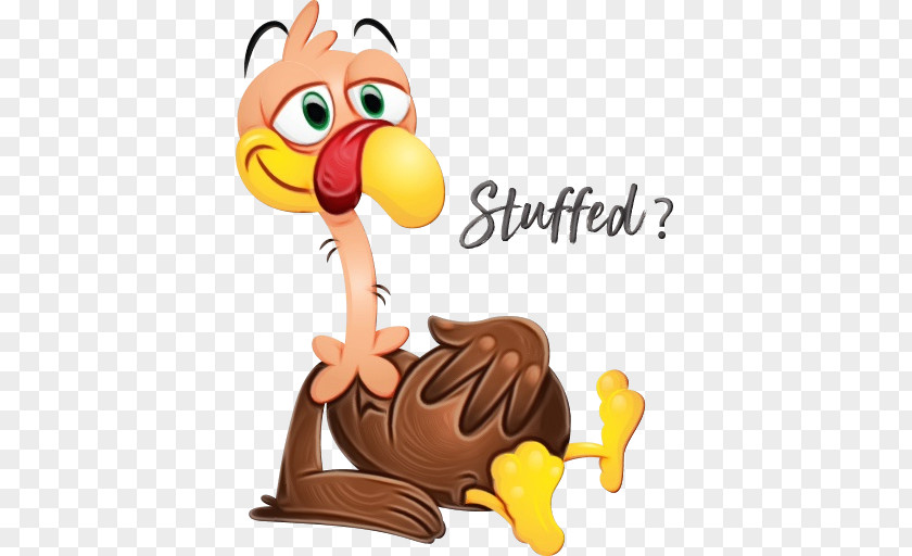 Cartoon Beak Turkey Thanksgiving PNG