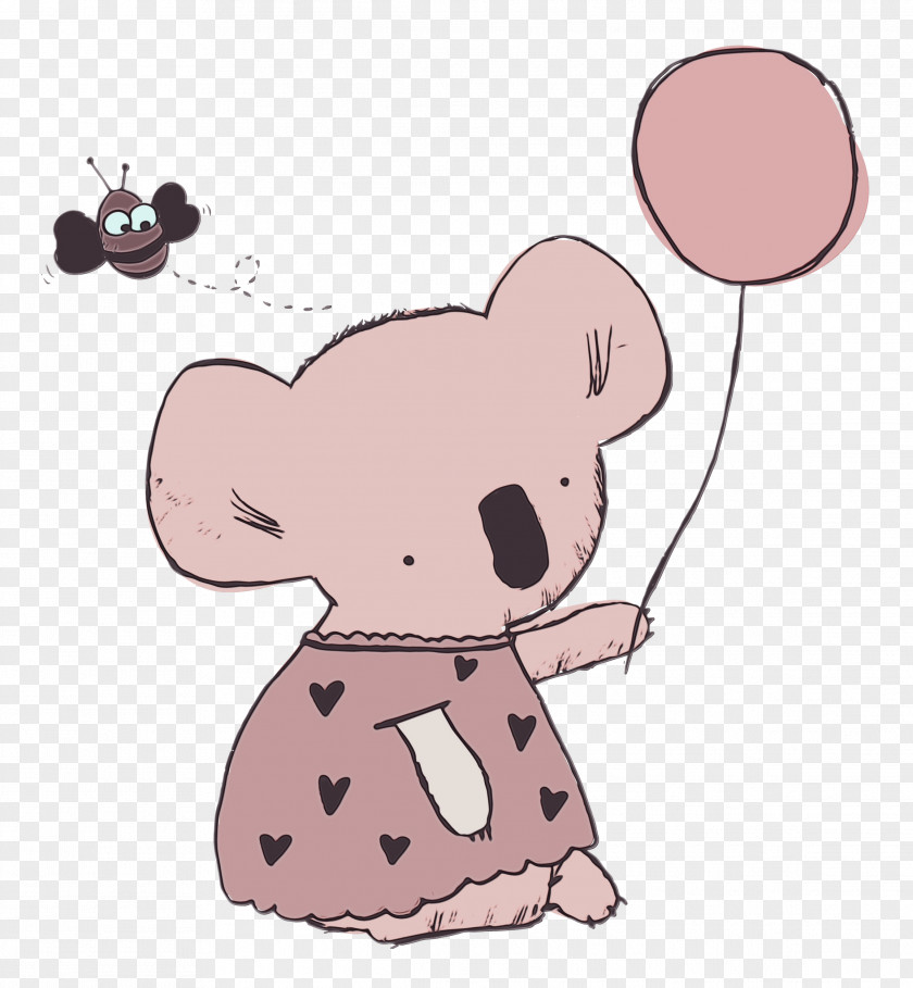 Computer Mouse Drawing Cartoon Computer Heart PNG