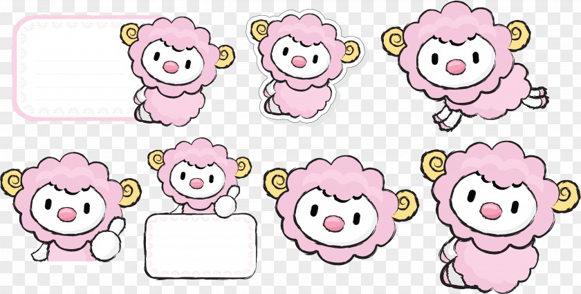 Pig Snout Emoticon Pink M Clip Art PNG
