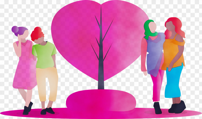 Pink Magenta Love PNG