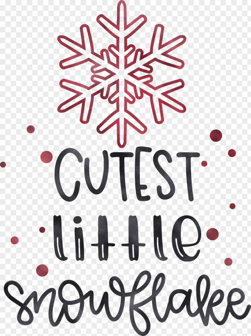 Cutest Snowflake Winter Snow PNG