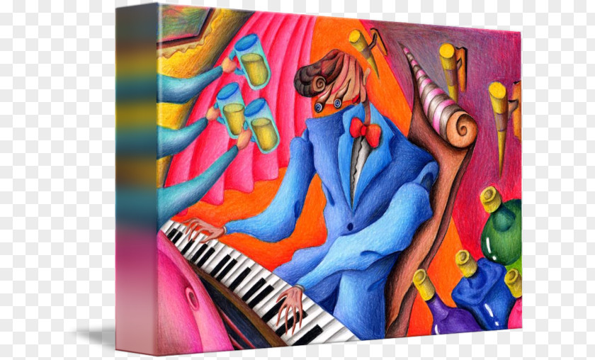Jazz Player Character Modern Art Architecture PNG