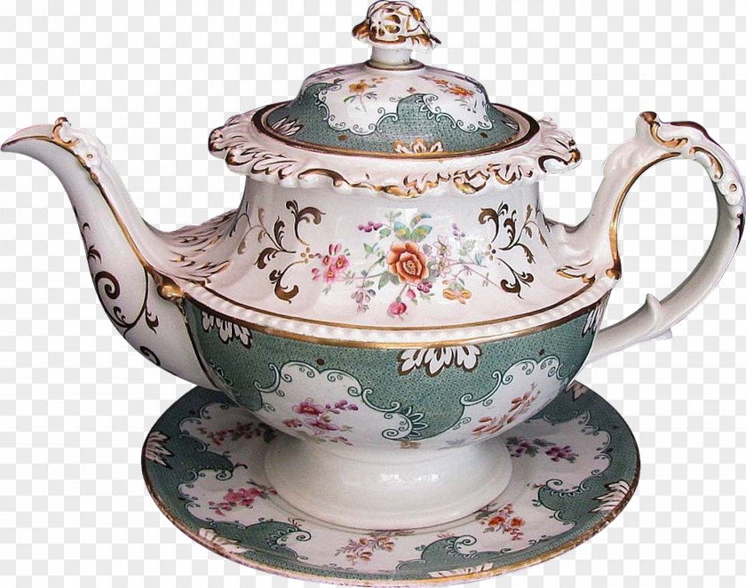 Kettle Teapot Porcelain Teacup PNG