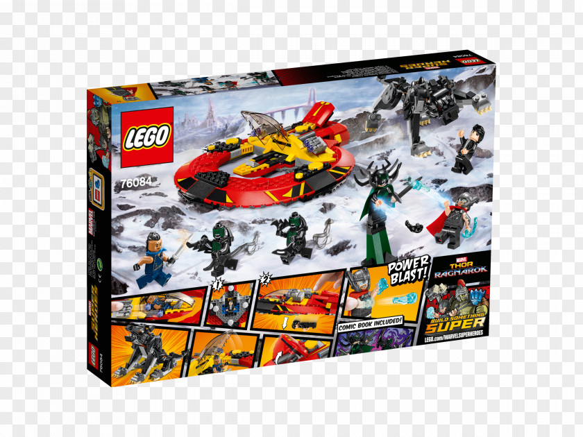 Lego Marvel Super Heroes Thor Hela Loki Fenris Wolf PNG