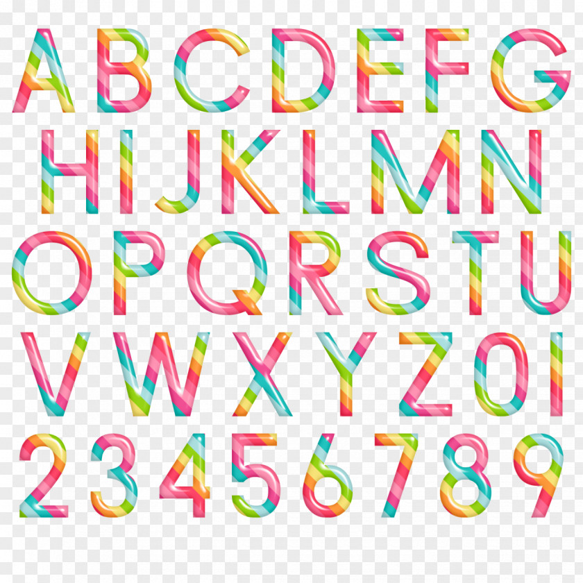 Line Point Font PNG